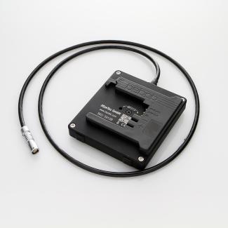 Akkuplatte mit festem Kabelausgang, B-Mount → RS 3pin, Kabelkupplung