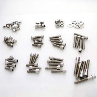 Schraubensortiment Zylinderkopf ¼-20 UNC, 60-teilig