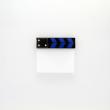 schwarz/blau, blank
